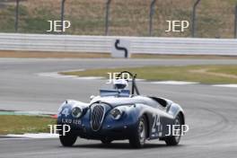 Silverstone Classic  20-22 July 2018 At the Home of British Motorsport 24 Steve Ward/Josh Ward, Jaguar XK120 Ecurie Ecosse Free for editorial use only Photo credit – JEP