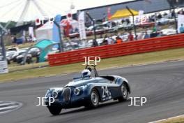 Silverstone Classic  20-22 July 2018 At the Home of British Motorsport 24 Steve Ward/Josh Ward, Jaguar XK120 Ecurie Ecosse Free for editorial use only Photo credit – JEP