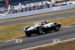 Silverstone Classic  20-22 July 2018 At the Home of British Motorsport 36 Rod Barrett/Jay Shepherd, Jaguar D-type Free for editorial use only Photo credit – JEP