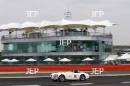 Silverstone Classic  20-22 July 2018 At the Home of British Motorsport 58 Jason Minshaw/Andy Willis, Austin-Healey 100 Le Mans Free for editorial use only Photo credit – JEP