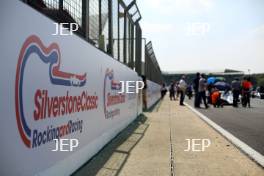 Silverstone Classic  20-22 July 2018 At the Home of British Motorsport Sponsors on the pit wall  Free for editorial use only Photo credit – JEP