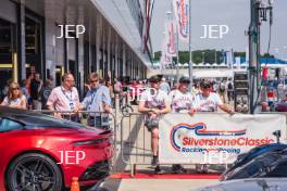 Silverstone Classic  20-22 July 2018 At the Home of British Motorsport <International Paddock> Free for editorial use only Photo credit â€“ Mike Massaro > Free for editorial use only Photo credit â€“ Mike Massaro