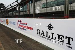 Silverstone Classic  20-22 July 2018 At the Home of British Motorsport Pit wall sponsors  Free for editorial use only Photo credit – JEP