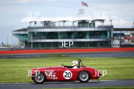 Silverstone Classic (20-21 July 2018) Preview Day,  2 May 2018, At the Home of British Motorsport. Austin Healey  Free for editorial use only. Photo credit - JEP