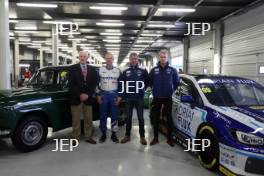 Silverstone Classic (20-21 July 2018) Preview Day,  2 May 2018, At the Home of British Motorsport. BTCC Cars at the Silverstone Classic, John Fitzpatrick, Jason Plato, Team BMR Subaru Levorg GT, Rickard Rydell and Ashley Sutton, Team BMR Subaru Levorg GT  Free for editorial use only. Photo credit - JEP    