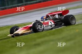 Silverstone Classic (20-21 July 2018) Preview Day,  2 May 2018, At the Home of British Motorsport. Adrain Newey - Lotus 49 Free for editorial use only. Photo credit - JEP