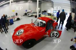 Silverstone Classic (20-21 July 2018) Preview Day,  2 May 2018, At the Home of British Motorsport. Ron Maydon - Ginetta  Free for editorial use only. Photo credit - JEP