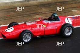 Silverstone Classic (20-21 July 2018) Preview Day,  2 May 2018, At the Home of British Motorsport. Martin Brundle (GBR) Ferrari 246 Dino Free for editorial use only. Photo credit - JEP