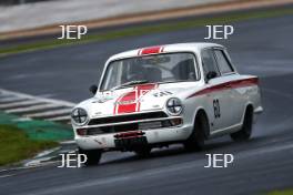 Silverstone Classic (20-21 July 2018) Preview Day,  2 May 2018, At the Home of British Motorsport. Ford Lotus Cortina  Free for editorial use only. Photo credit - JEP