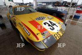 Silverstone Classic (20-21 July 2018) Preview Day,  2 May 2018, At the Home of British Motorsport. Ferrari Daytona  Free for editorial use only. Photo credit - JEP