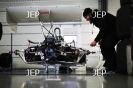 Silverstone Classic (20-21 July 2018) Preview Day,  2 May 2018, At the Home of British Motorsport. Mechanic at work  Free for editorial use only. Photo credit - JEP