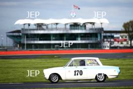 Silverstone Classic (20-21 July 2018) Preview Day,  2 May 2018, At the Home of British Motorsport. Ford Lotus Cortina  Free for editorial use only. Photo credit - JEP