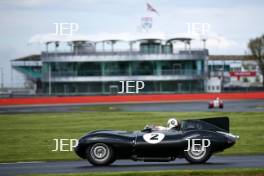 Silverstone Classic (20-21 July 2018) Preview Day,  2 May 2018, At the Home of British Motorsport. Jaguar D-Type  Free for editorial use only. Photo credit - JEP