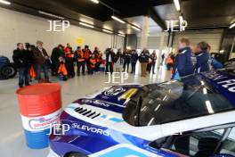 Silverstone Classic (20-21 July 2018) Preview Day,  2 May 2018, At the Home of British Motorsport. BTCC Cars at the Silverstone Classic, John Fitzpatrick, Jason Plato, Team BMR Subaru Levorg GT, Rickard Rydell and Ashley Sutton, Team BMR Subaru Levorg GT  Free for editorial use only. Photo credit - JEP    