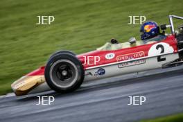 Silverstone Classic (20-21 July 2018) Preview Day,  2 May 2018, At the Home of British Motorsport. Adrain Newey - Lotus 49 Free for editorial use only. Photo credit - JEP