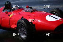 Silverstone Classic (20-21 July 2018) Preview Day,  2 May 2018, At the Home of British Motorsport. Martin Brundle - Ferrari 246 Dino  Free for editorial use only. Photo credit - JEP