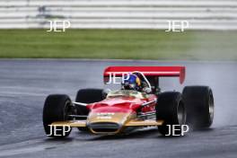 Silverstone Classic (20-21 July 2018) Preview Day,  2 May 2018, At the Home of British Motorsport. Adrain Newey - Lotus 49 Free for editorial use only. Photo credit - JEP