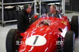 Silverstone Classic (20-21 July 2018) Preview Day,  2 May 2018, At the Home of British Motorsport. Martin Brundle - Ferrari 246 Dino  Free for editorial use only. Photo credit - JEP