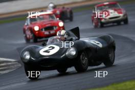 Silverstone Classic (20-21 July 2018) Preview Day,  2 May 2018, At the Home of British Motorsport. Jaguar D-Type  Free for editorial use only. Photo credit - JEP