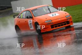 Silverstone Classic (20-21 July 2018) Preview Day,  2 May 2018, At the Home of British Motorsport. Ian Flux - Mazda 323F Free for editorial use only. Photo credit - JEP