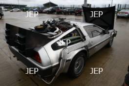 Silverstone Classic (20-21 July 2018) Preview Day,  2 May 2018, At the Home of British Motorsport. DeLorean DMC-12 Free for editorial use only. Photo credit - JEP