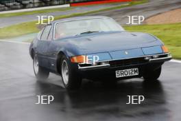 Silverstone Classic (20-21 July 2018) Preview Day,  2 May 2018, At the Home of British Motorsport. Ferrari Daytona Free for editorial use only. Photo credit - JEP