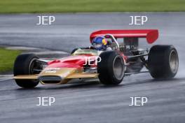 Silverstone Classic (20-21 July 2018) Preview Day,  2 May 2018, At the Home of British Motorsport. Adrain Newey - Lotus 49 Free for editorial use only. Photo credit - JEP