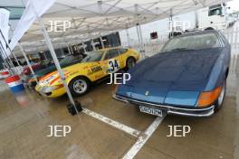 Silverstone Classic (20-21 July 2018) Preview Day,  2 May 2018, At the Home of British Motorsport. Ferrari Daytona  Free for editorial use only. Photo credit - JEP