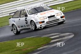 Silverstone Classic (20-21 July 2018) Preview Day,  2 May 2018, At the Home of British Motorsport. Ford Sierra RS 500  Free for editorial use only. Photo credit - JEP