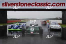 Silverstone Classic (20-21 July 2018) Preview Day,  2 May 2018, At the Home of British Motorsport. Silverstone Classic - Martin Short, Dallara, Jonathan Kennard - Tyrrell and Rickard Rydell, Volvo  Free for editorial use only. Photo credit - JEP    