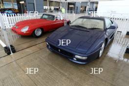 Silverstone Classic (20-21 July 2018) Preview Day,  2 May 2018, At the Home of British Motorsport. Ferrari on display  Free for editorial use only. Photo credit - JEP