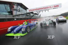 Silverstone Classic (20-21 July 2018) Preview Day,  2 May 2018, At the Home of British Motorsport. Silverstone Classic - Martin Short, Dallara, Jonathan Kennard - Tyrrell and Rickard Rydell, Volvo  Free for editorial use only. Photo credit - JEP    