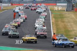 Silverstone Classic  20-22 July 2018 At the Home of British Motorsport British Leyland Parade  Free for editorial use only Photo credit – JEP