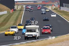 Silverstone Classic  20-22 July 2018 At the Home of British Motorsport Citroen van  Free for editorial use only Photo credit – JEP