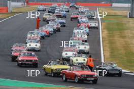 Silverstone Classic  20-22 July 2018 At the Home of British Motorsport British Leyland Parade  Free for editorial use only Photo credit – JEP