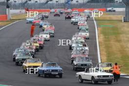 Silverstone Classic  20-22 July 2018 At the Home of British Motorsport British Leyland Parade  Free for editorial use only Photo credit – JEP