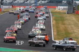 Silverstone Classic  20-22 July 2018 At the Home of British Motorsport British Leyland Parade  Free for editorial use only Photo credit – JEP