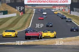 Silverstone Classic  20-22 July 2018 At the Home of British Motorsport Corvettes  Free for editorial use only Photo credit – JEP