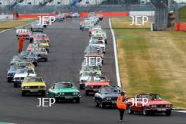 Silverstone Classic  20-22 July 2018 At the Home of British Motorsport British Leyland Parade  Free for editorial use only Photo credit – JEP