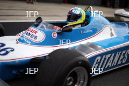 Silverstone Classic  20-22 July 2018 At the Home of British Motorsport Matteo Ferrer - Ligier  Free for editorial use only Photo credit – JEP