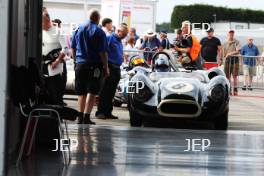 Silverstone Classic  20-22 July 2018 At the Home of British Motorsport 8 Tony Wood/Will Nuthall, Lister Jaguar Knobbly Free for editorial use only Photo credit – JEP