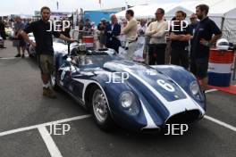 Silverstone Classic  20-22 July 2018 At the Home of British Motorsport 6 Andrew Robertson Smith/James Cottingham, Lister Chevrolet Free for editorial use only Photo credit – JEP