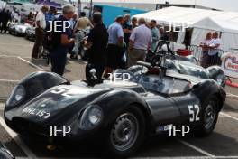 Silverstone Classic  20-22 July 2018 At the Home of British Motorsport 52 John Spiers, Lister Jaguar Knobbly Free for editorial use only Photo credit – JEP