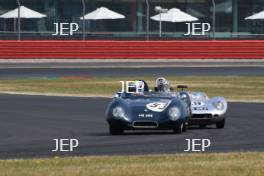 Silverstone Classic  20-22 July 2018 At the Home of British Motorsport 53 Andrea Stortoni/Richard Postins, Lotus XI Le Mans Free for editorial use only Photo credit – JEP