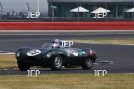 Silverstone Classic  20-22 July 2018 At the Home of British Motorsport 36 Rod Barrett/Jay Shepherd, Jaguar D-type Free for editorial use only Photo credit – JEP