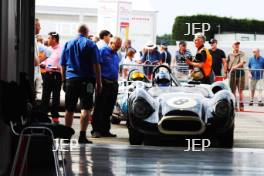 Silverstone Classic  20-22 July 2018 At the Home of British Motorsport 8 Tony Wood/Will Nuthall, Lister Jaguar Knobbly Free for editorial use only Photo credit – JEP