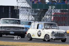 Silverstone Classic  20-22 July 2018 At the Home of British Motorsport 142 Chris Morgan, Austin Mini Cooper S	 Free for editorial use only Photo credit – JEP