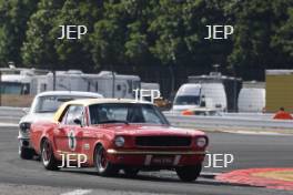 Silverstone Classic  20-22 July 2018 At the Home of British Motorsport 6 Henry Mann/John Young, Ford Mustang Free for editorial use only Photo credit – JEP