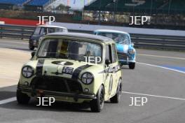 Silverstone Classic  20-22 July 2018 At the Home of British Motorsport 1 Jonathan Lewis/Liam Sullivan, Morris Mini Cooper S	 Free for editorial use only Photo credit – JEP