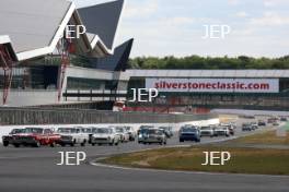 Silverstone Classic  20-22 July 2018 At the Home of British Motorsport Start of the race  Free for editorial use only Photo credit – JEP